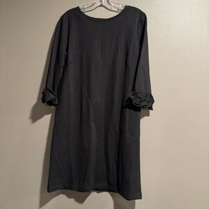 Sailor-Sailor Caroline Shift Mini Dress with Ruffles 3/4 Sleeves Size M